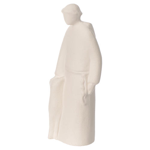 Saint Francis in clay Centro Ave 15 cm 3