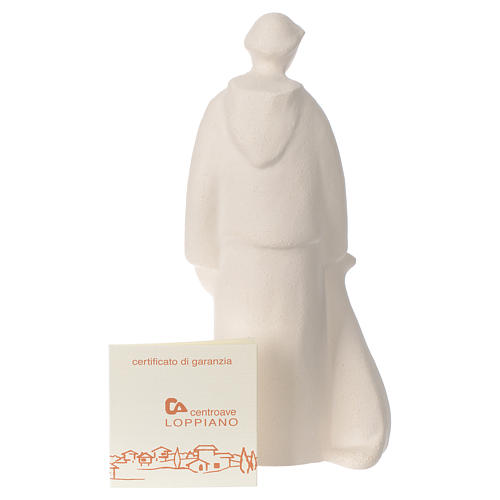Saint Francis in clay Centro Ave 15 cm 4