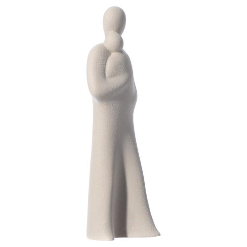 Fatherhood statue porcelainized Grès and ivory 30 cm 2