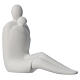 Motherhood statue porcelainized Grès and ivory 19 cm s1