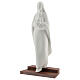 Statue argile réfractaire Vierge à l'Enfant 13 cm s2