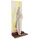 Statue aus Ton Maria mit Jesuskind vor farbigem Plexiglas, 30 cm s4