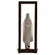 Virgin with the Child fireclay and wood frame 32 cm s5