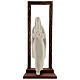 Encadrement décoré avec statue Vierge à l'Enfant 32 cm s1