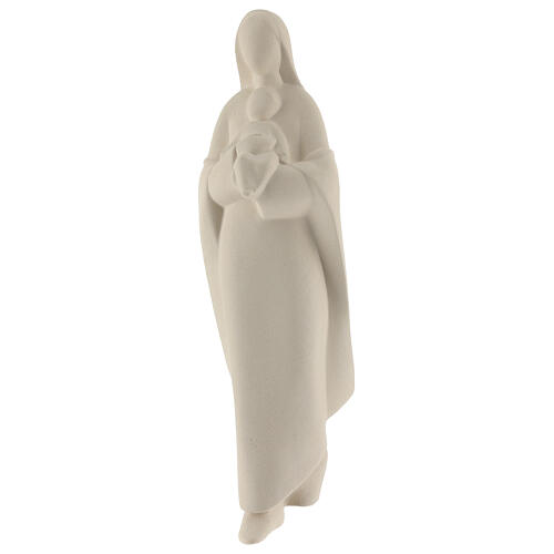 Statue aus Ton für die Wand Maria mit Jesuskind, 25 cm 3