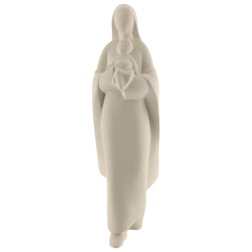 Statue aus Ton für die Wand Maria mit Jesuskind, 25 cm 5