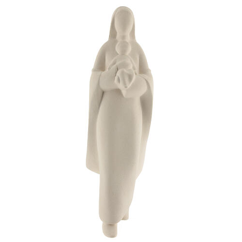 Estatua de pared Virgen y Niño arcilla 25 cm 1