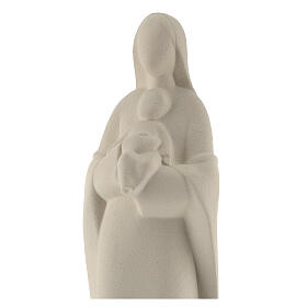 Statua da parete Madonna e Bambino argilla 25 cm