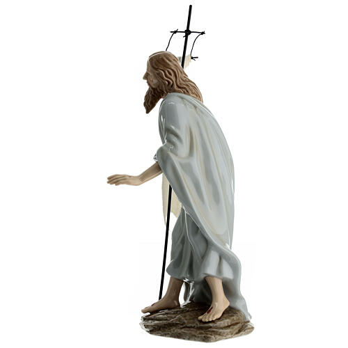 Statua Gesù risorto porcellana Navel h 35 cm  8