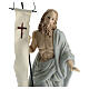 Risen Christ statue porcelain Navel h 35 cm s2