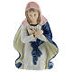 Holy Family set of 4, Navel painted porcelain, h 15 in s3