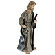 Set Sacra Famiglia porcellana colorata Navel 4pz h 40 cm s11