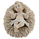 Holy Family statue in colored porcelain Navel 4 pcs h 40 cm s2