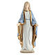 Estatua Virgen Inmaculada porcelana coloreada Navel 18 cm s1