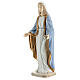 Statue Vierge Immaculée porcelaine colorée Navel 18 cm s3