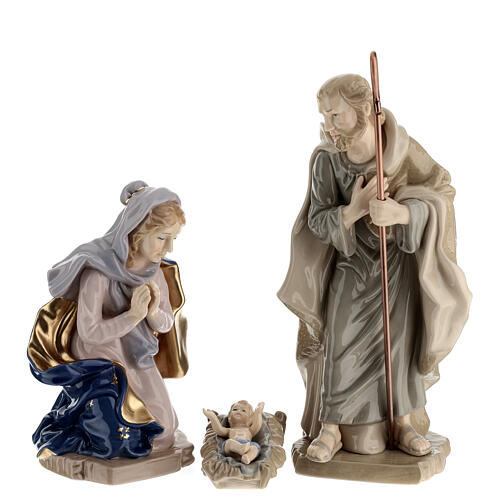 Porzellanfiguren-Set, Heilige Familie, 3 Einzelelemente, Kollektion "Navel", 25 cm 1