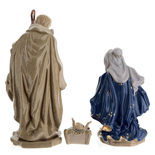 Porzellanfiguren-Set, Heilige Familie, 3 Einzelelemente, Kollektion "Navel", 25 cm 10