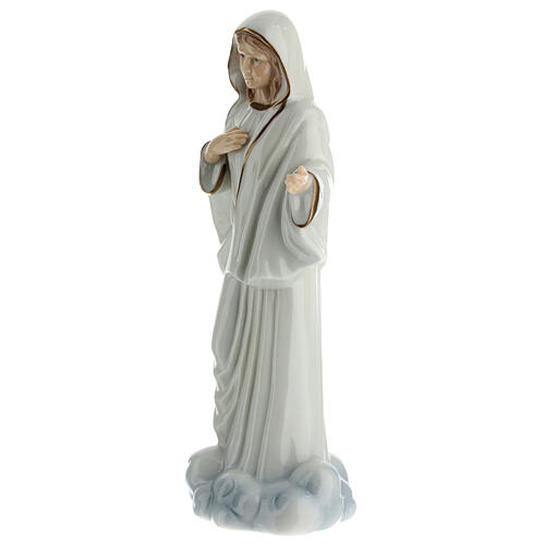 Porzellanfigur, Unsere Liebe Frau von Medjugorje, Kollektion "Navel", 20 cm 3