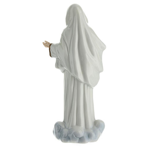 Porzellanfigur, Unsere Liebe Frau von Medjugorje, Kollektion "Navel", 20 cm 5