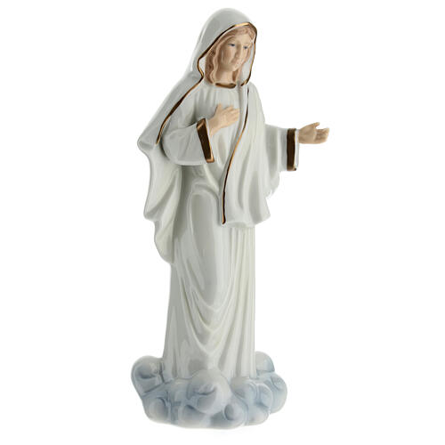 Virgen de Medjugorje porcelana Navel 20 cm 4