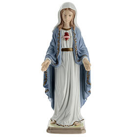 Statue of the Immaculate Heart of Mary, Navel porcelain, 12 in
