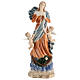 Statue of Mary Undoer of knots, Navel painted porcelain, 12 in s1