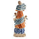 Statue of Mary Undoer of knots, Navel painted porcelain, 12 in s8