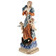Madonna statua sciogli nodi porcellana colorata Navel 30 cm s3