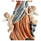 Madonna statua sciogli nodi porcellana colorata Navel 30 cm s4