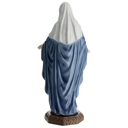 Our Lady Immaculate, Navel painted porcelain statue, 16x8x4 in 7