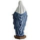 Vierge Immaculée statue porcelaine colorée Navel 40x20x10 cm s7