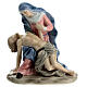 Scène Pietà porcelaine 12x12x8 cm s1
