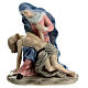 Scena Pietà porcellana 12x12x8 cm s1