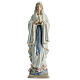 Our Lady of Lourdes, Navel painted porcelain statue, 9 in s1