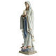 Our Lady of Lourdes, Navel painted porcelain statue, 9 in s2
