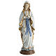 Notre-Dame de Lourdes statue porcelaine colorée Navel 40 cm s1
