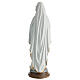 Madonna di Lourdes statua porcellana colorata Navel 40 cm s7