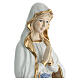 Nossa Senhora de Lourdes imagem porcelana colorida Navel 40 cm s2