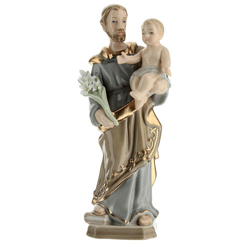 Porzellanfigur, Heiliger Josef, Kollektion "Navel", 20x10x5 cm 1