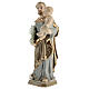 Saint Joseph, Navel porcelain statue, 8x3x2 in s3