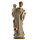 Saint Joseph, Navel porcelain statue, 8x3x2 in s6