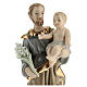 Statua San Giuseppe porcellana Navel 20x10x5 cm s2