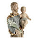 Statua San Giuseppe porcellana Navel 20x10x5 cm s4