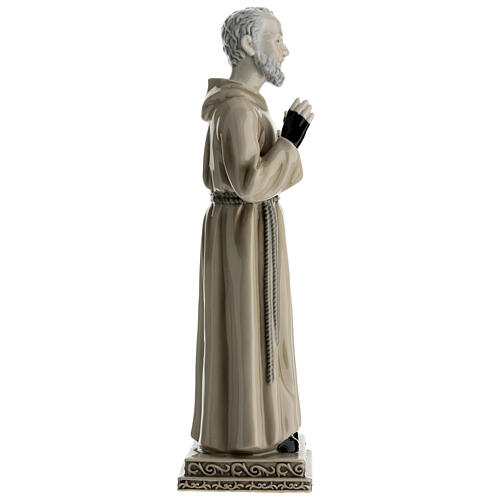 Statue of Saint Pio, Navel porcelain, 12 in 4