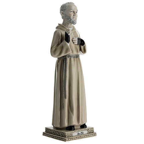 Estatua Padre Pío porcelana Navel 30 cm 3