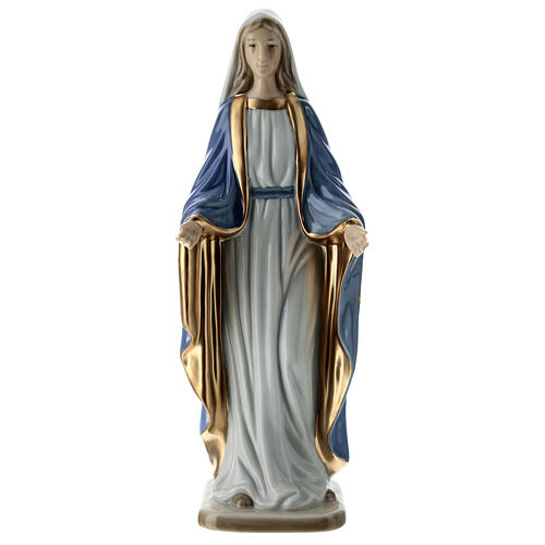 Estatua Virgen Inmaculada Navel porcelana 30 cm 1