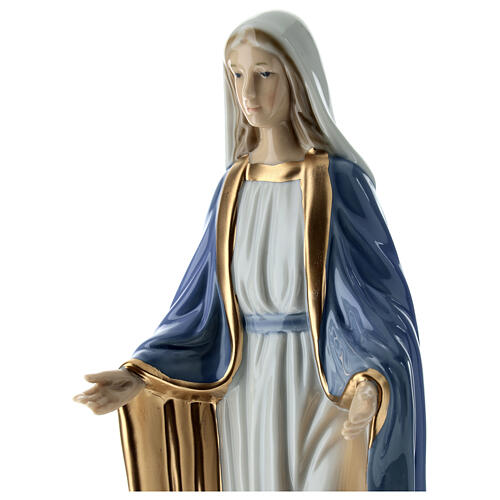 Estatua Virgen Inmaculada Navel porcelana 30 cm 2
