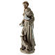 Statue Saint François porcelaine Navel colorée 20 cm s2