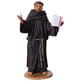 Heiliger Franziskus – Statue aus Terrakotta, 30 cm, handgefertigt in Italien
