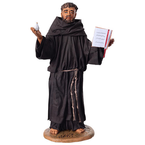 Heiliger Franziskus – Statue aus Terrakotta, 30 cm, handgefertigt in Italien 1